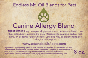 can essential oils help dogs with allergies